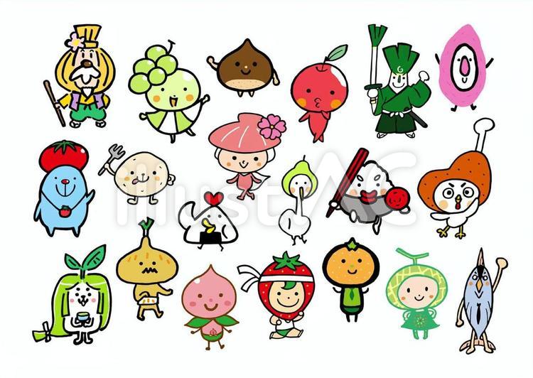 果物のゆるキャライラスト - No: 22051448無料イラスト・フリー素材なら「イラストAC」
