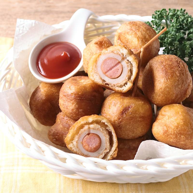 Hmでアメリカンドッグ＊おやつランチに♪ by maco＊rmjクックパッド簡単おいしいみんなのレシピが392万品