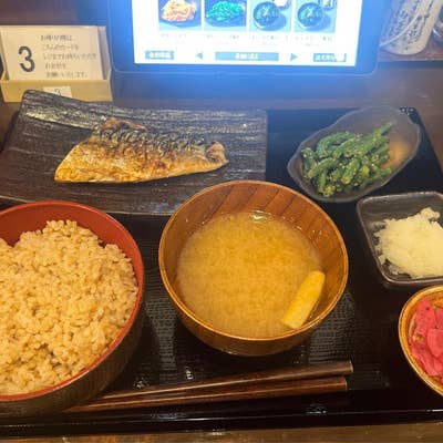 モーニング◇炭火焼干物定食 しんぱち食堂＠中野東京モーニング日和