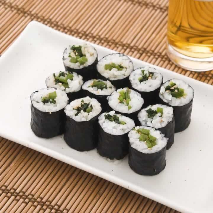 葉わさびのマヨ醤油和え