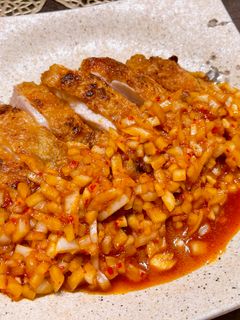 鶏むね肉で作る！ 簡単油淋鶏