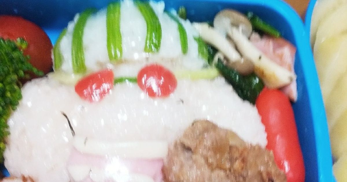 100均でこういうお弁当箱見つけると作りたくなる衝動を抑えられないパンダ デコご飯お弁当キャラ弁お弁当記録おべんとう可愛いお弁当 レシピ動画作り方100均 百均グッズ