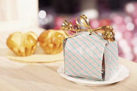 三角形ガトーショコララッピング 包み方TikTok