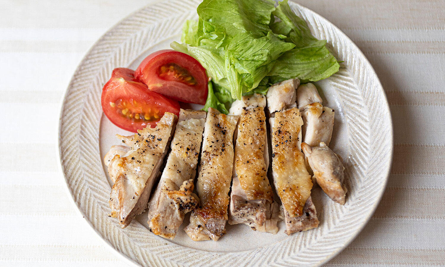 鶏肉と長ねぎのうま塩焼き
