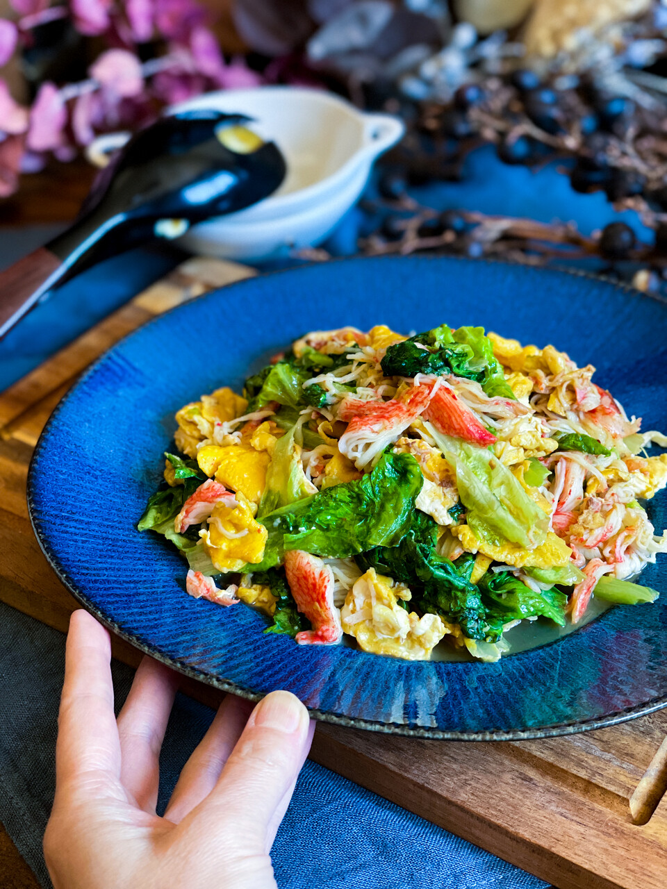 甘辛牛肉のおかずサラダ