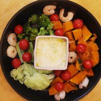 海老の２色チーズフォンデュ - 外食産業のトータルコーディネーター服部コーヒーフーズ株式会社