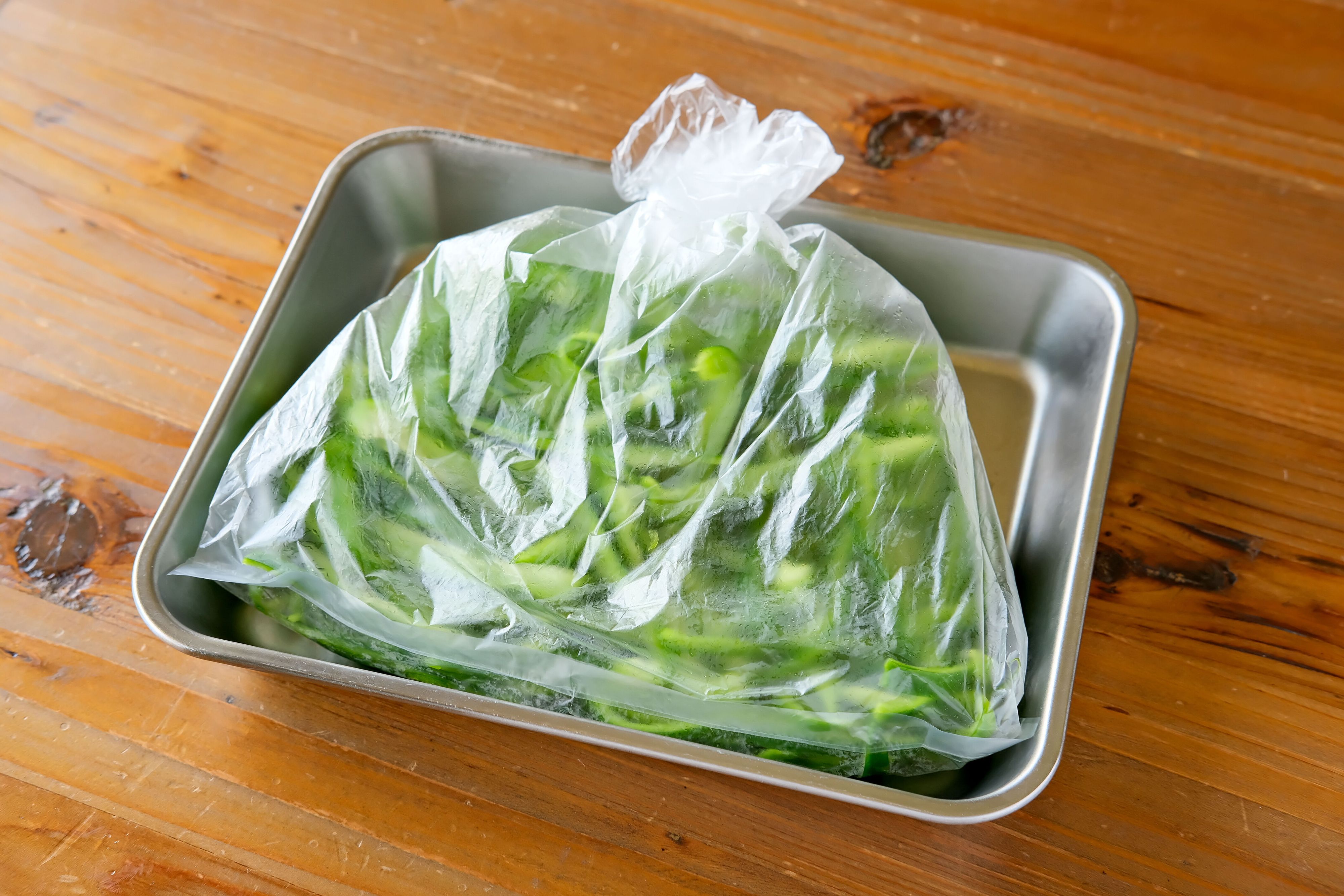 野菜の保存方法 ピーマンを冷凍保存する方法