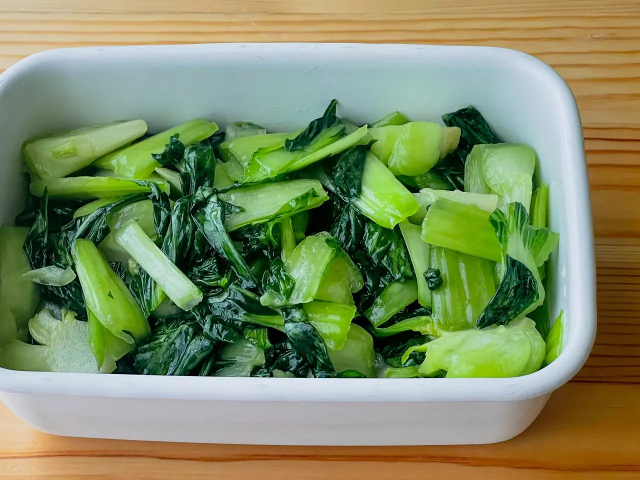 野菜ひとつ 青梗菜のオイスターソース炒め