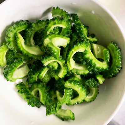 レンジで簡単ゴーヤナムル