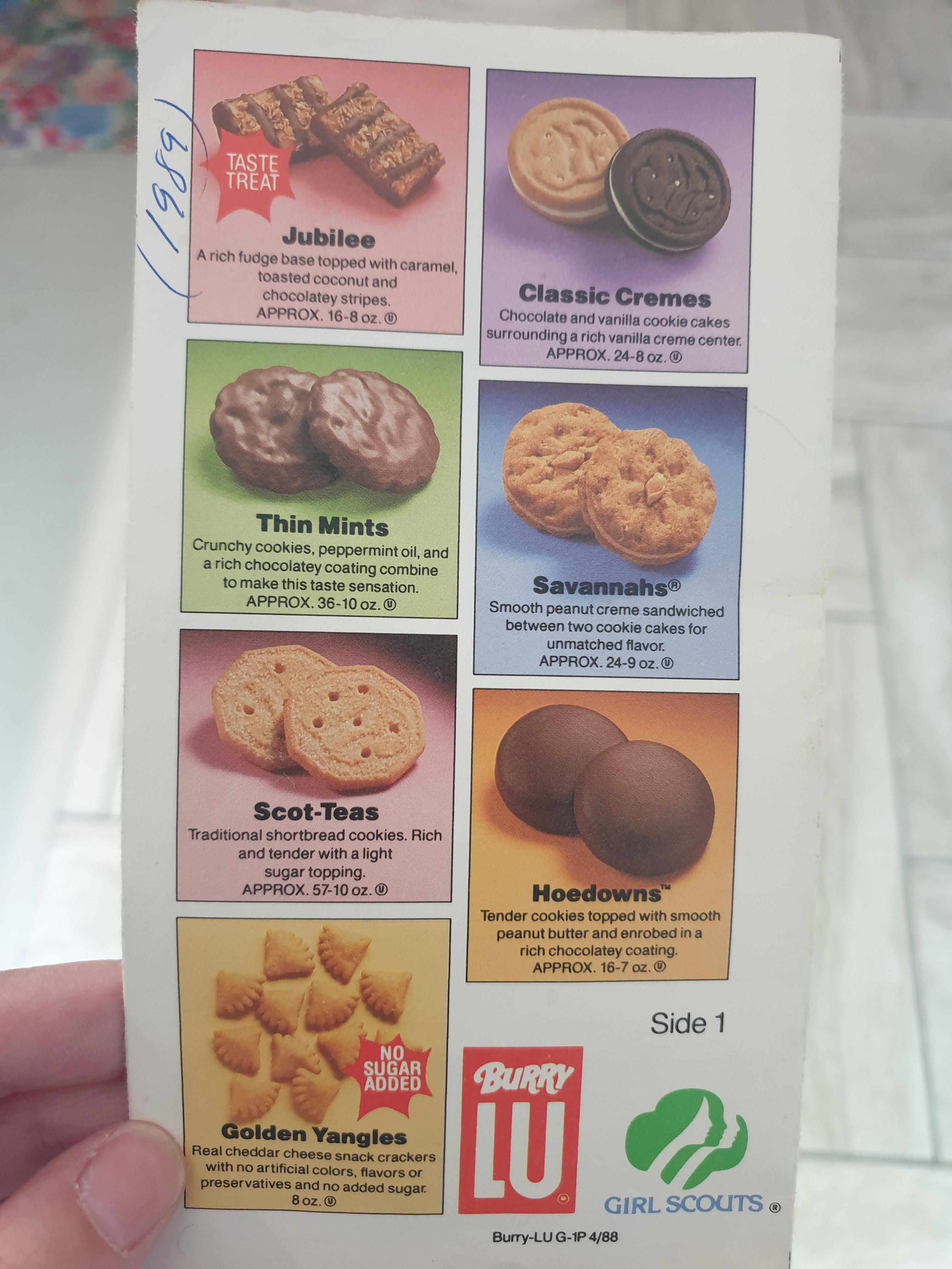 春に出てくる定番 ガールスカウト・クッキー - 腹ぺこキクの食べログ＋α