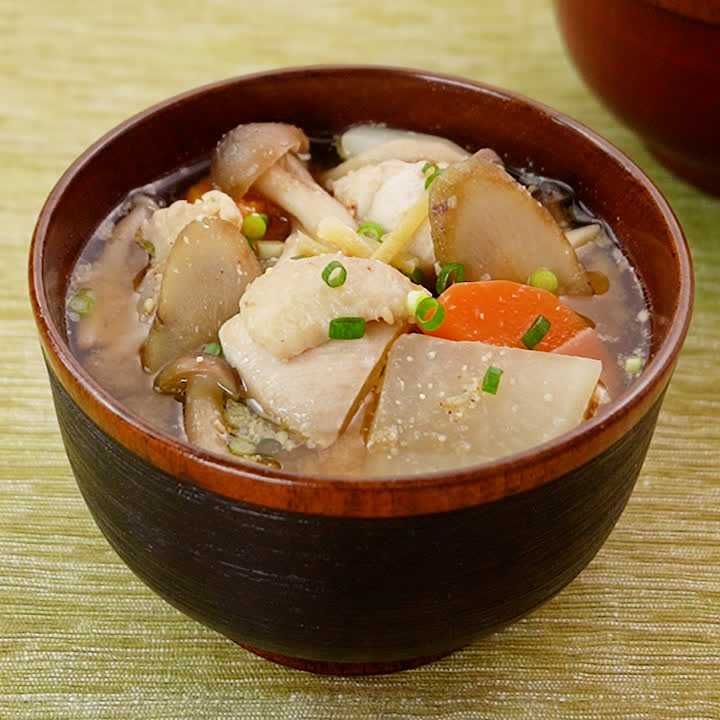 朝ごはんに「豚汁定食」でほっこり◎〜トン汁？ぶた汁？あなたはなんて言う？^ω^〜 基本の料理・和食・汁物