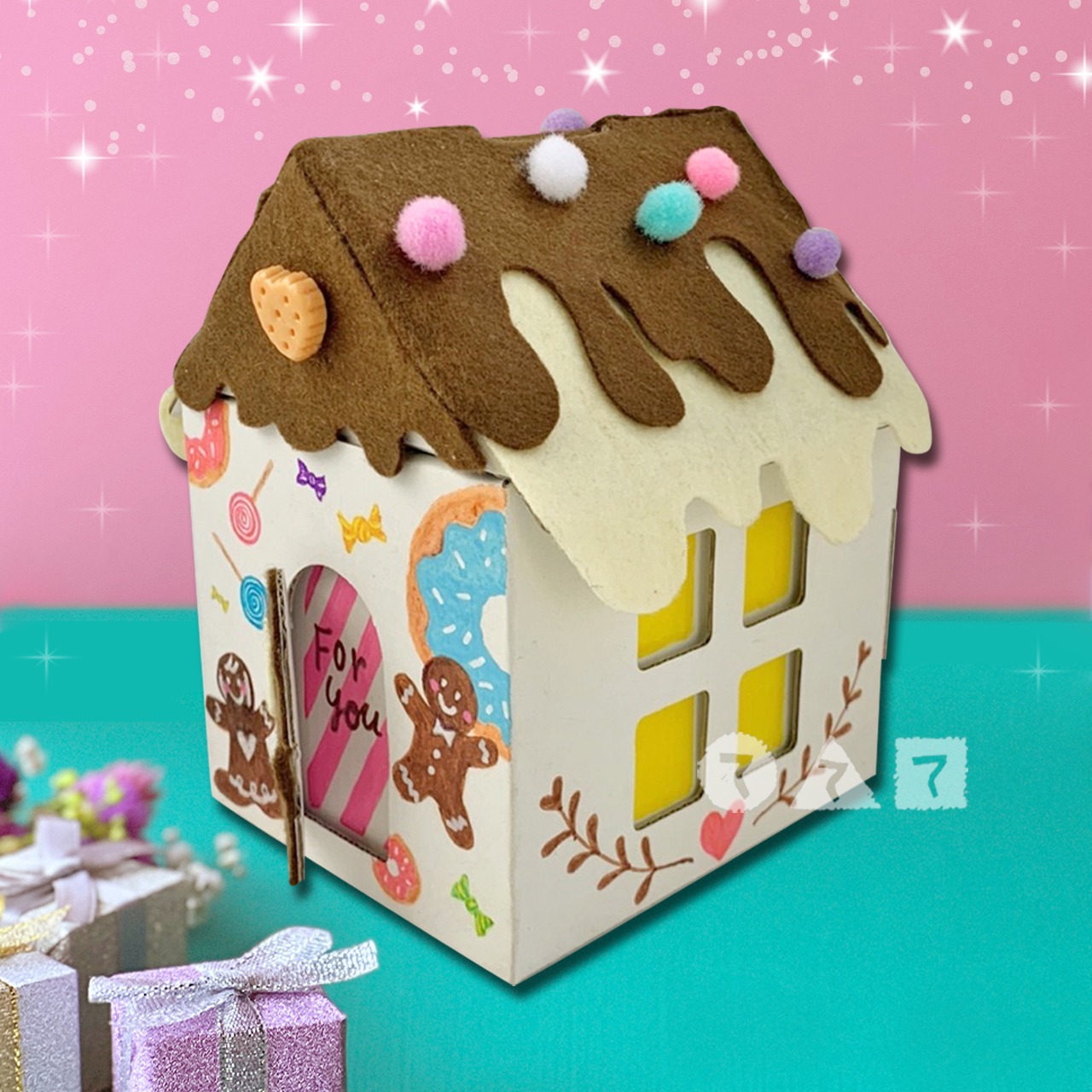 Xmasに親子でチャレンジ！お菓子の家を作る簡単キットウォーカープラス