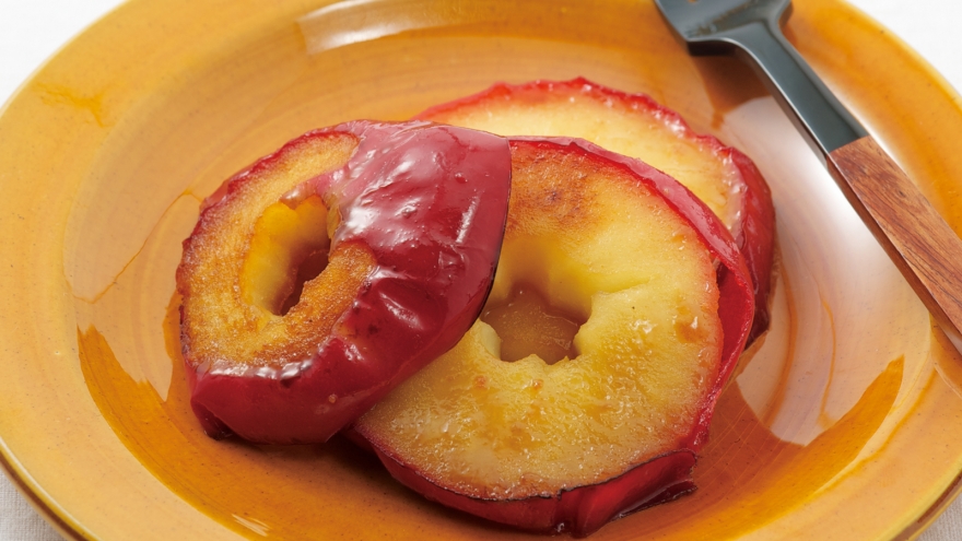 フライパン焼きりんご 10分で本格味！