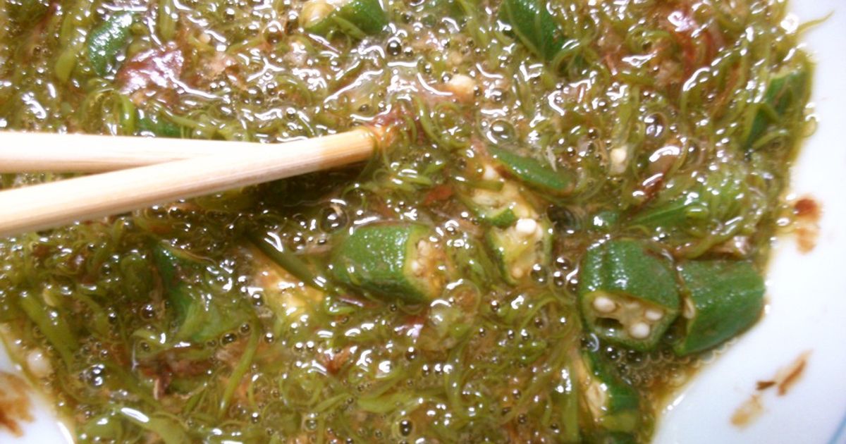 杉野商店:アレンジ とろとろめかぶと刻み生姜