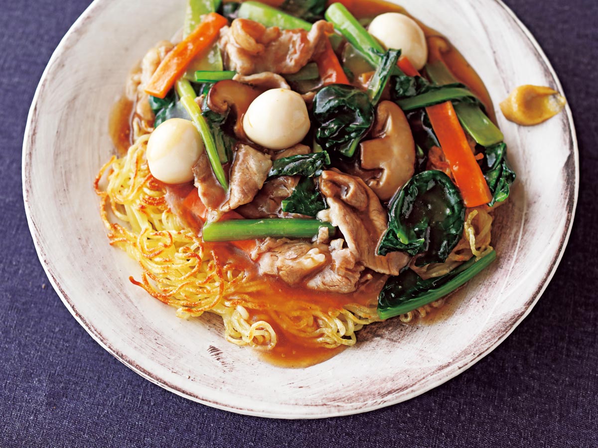 お肉なし！ヘルシーあんかけやきそば レシピ・作り方 by ☆おはな☆ - 楽天レシピ