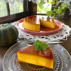 バターナッツかぼちゃのプリン**SHIROYAGI 食堂**