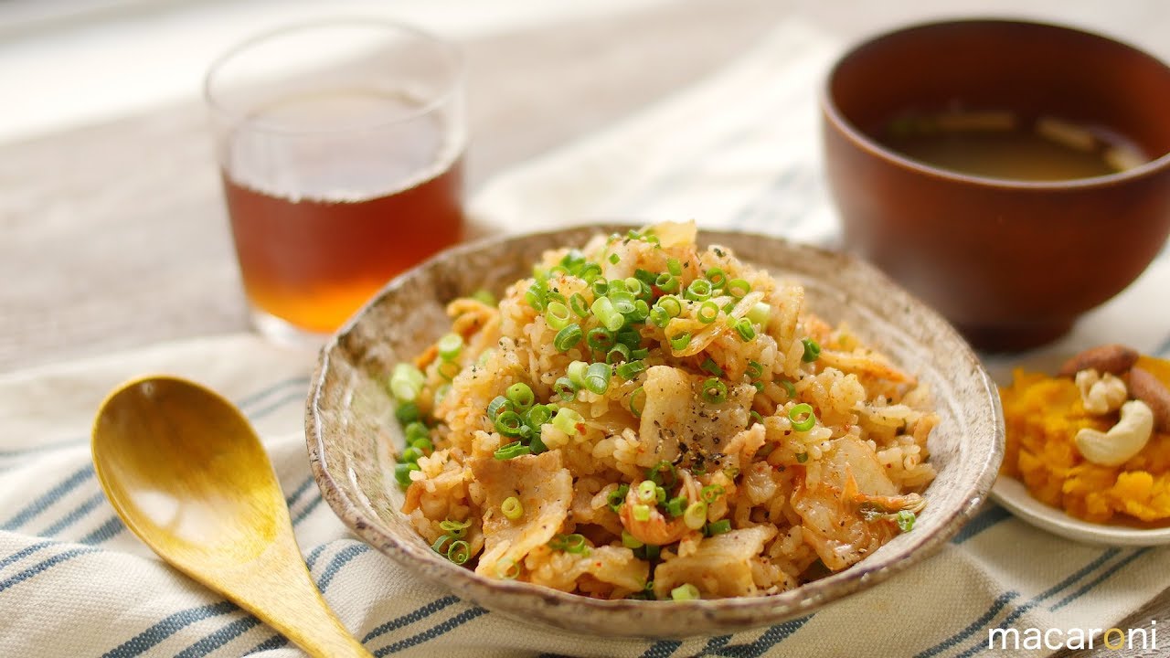 3合炊き炊飯器で！ キムチと鶏肉の炊き込みごはん