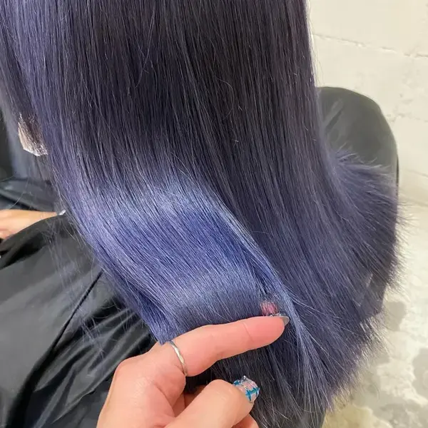 失敗しないグラデーションカラー 方法 グレージュ→紫青への薬剤選定理論・調合レシピとカウンセリングのコツ 横浜 鶴ヶ峰 上手い 得意 美容室 ヘアサロンenx