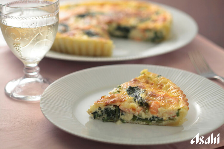 ベーコンとほうれん草の絶品キッシュ