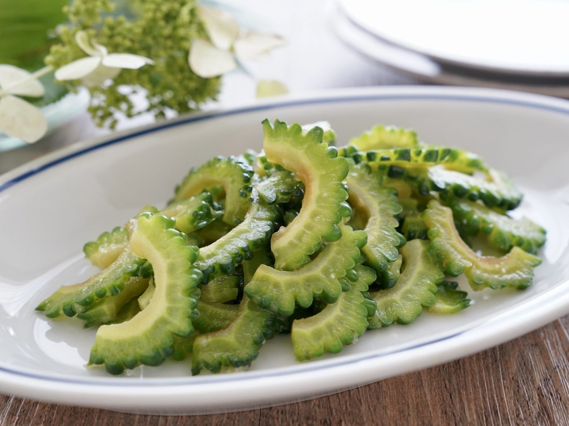 電子レンジで！ゴーヤのナムル レシピ・作り方 by ちきっとモンスター - 楽天レシピ