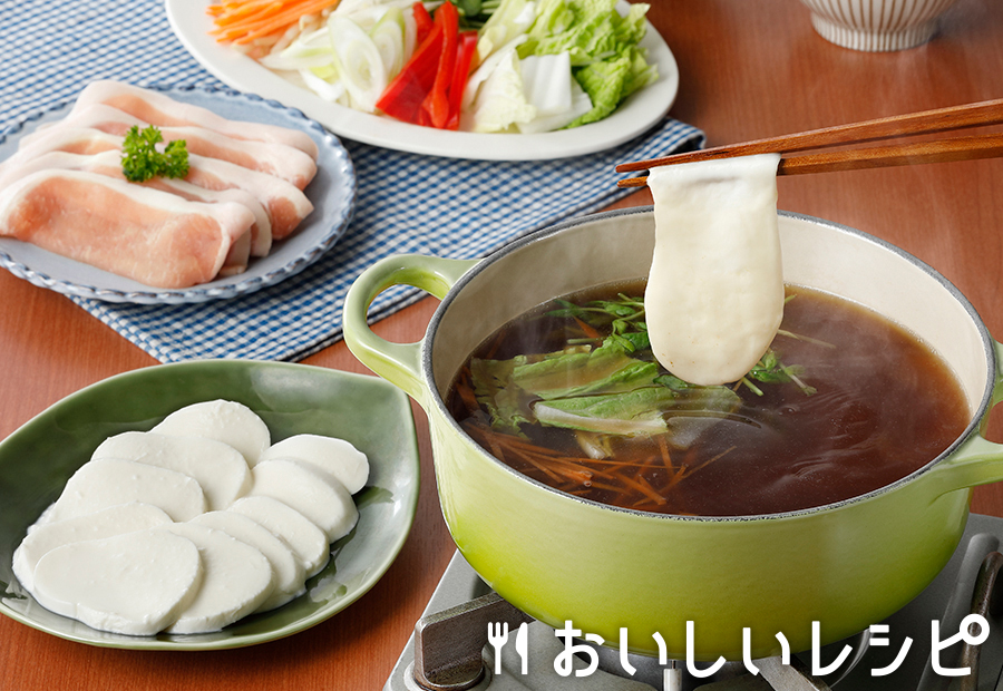鍋しゃぶ鶏ガラ醤油風