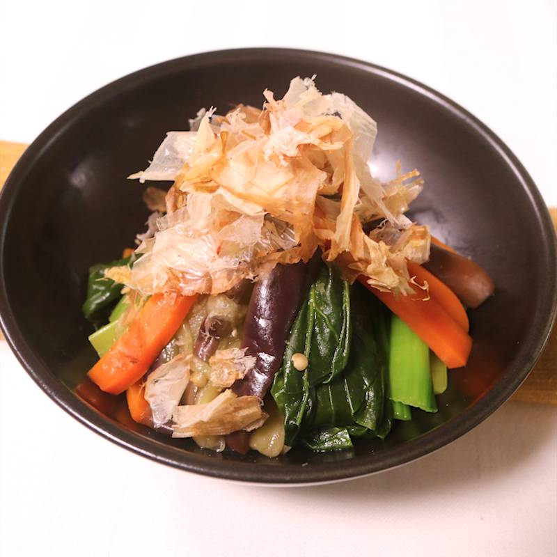 レンジで簡単4分 小松菜と人参のやみつきナムル食物繊維UPの裏技