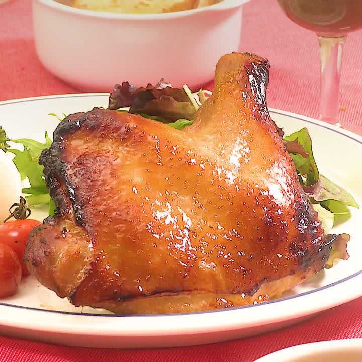 お肉柔らか！レンジで作るクリスマスチキンのレシピ