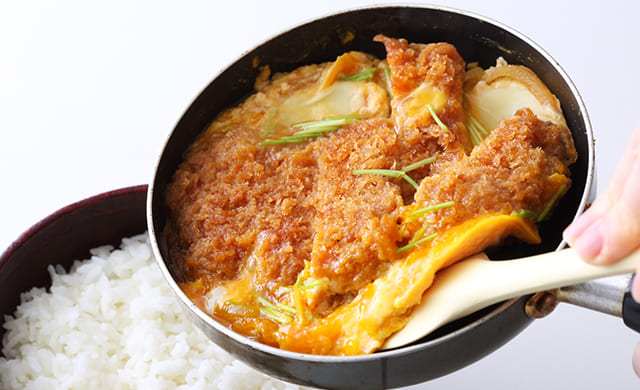 カツ丼 レシピ 簡単 めんつゆ 4倍TikTok