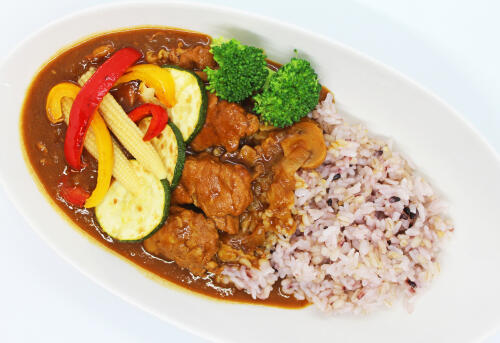 野菜たっぷりキーマカレ