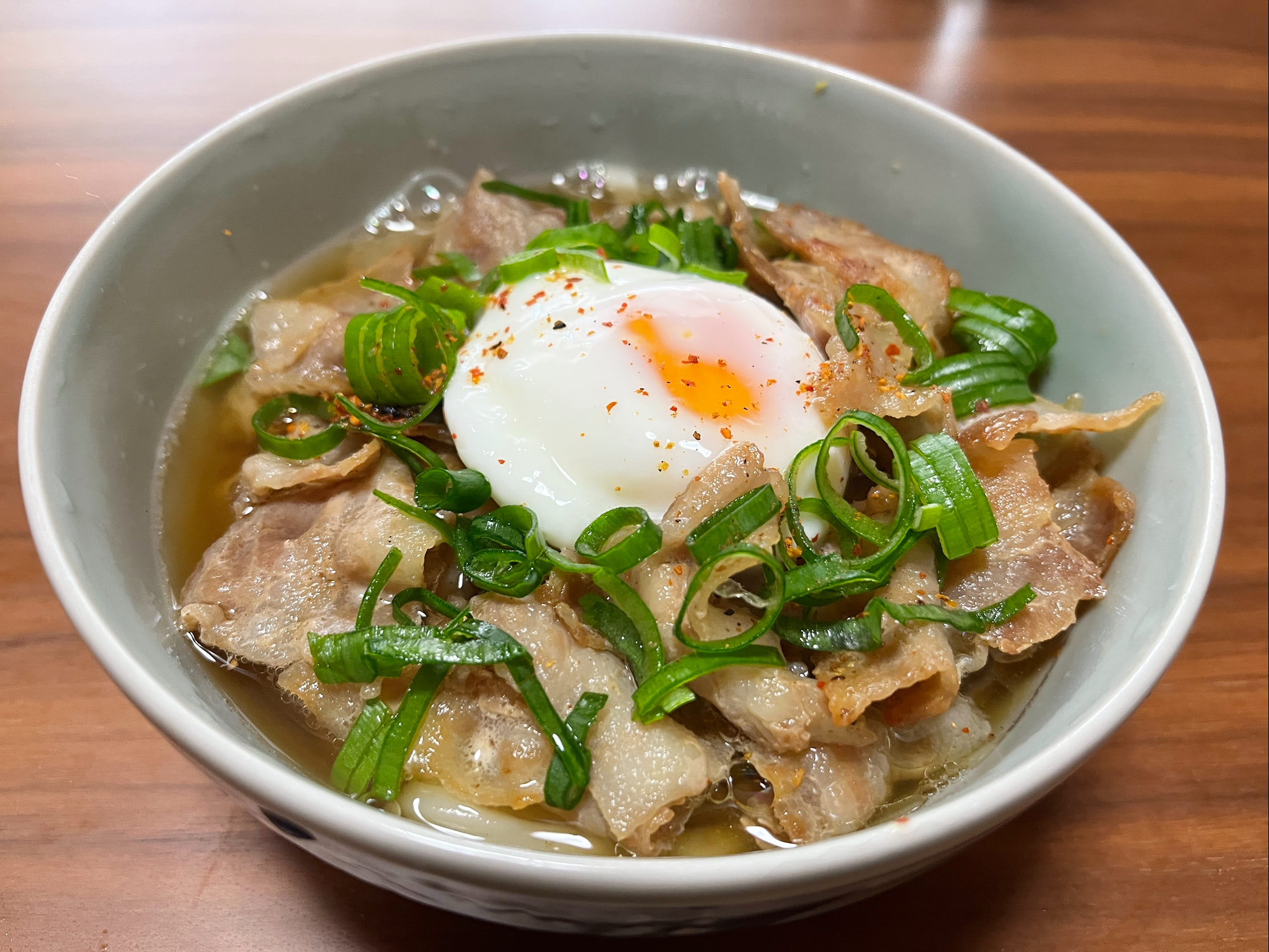 温玉ぶっかけうどん♡冷凍うどん&卵を簡単レンジ調理