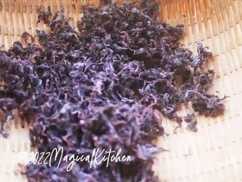 Amazon.co.jp: 赤しそ 国内産100% 上質ちりめんじそ使用 生梅2kg用 500g : 食品・飲料・お酒