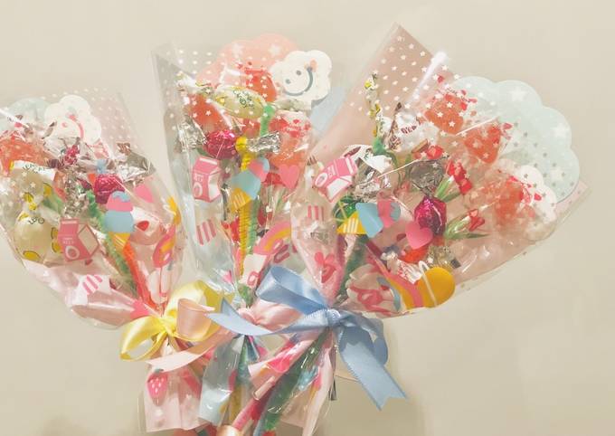 キャンディブーケ」の作り方紙コップに立てる食べられる花束！子供の行事・お祝いAll About