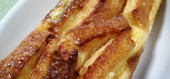 レンジで簡単☆パンの耳キッシュ ポリラップ レシピ