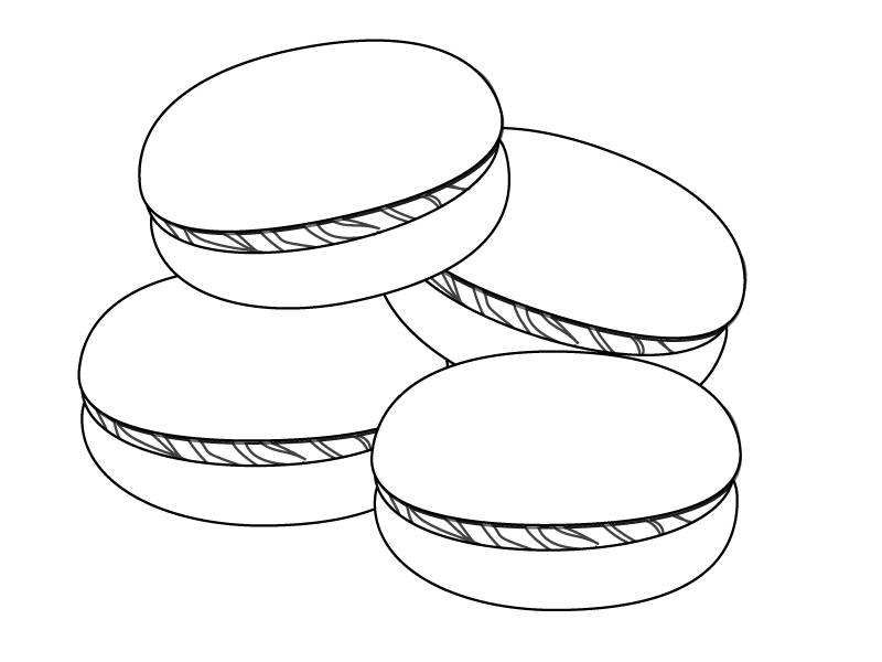 どーなつ」│こどもマンダラ塗り絵の販売ぬくもり