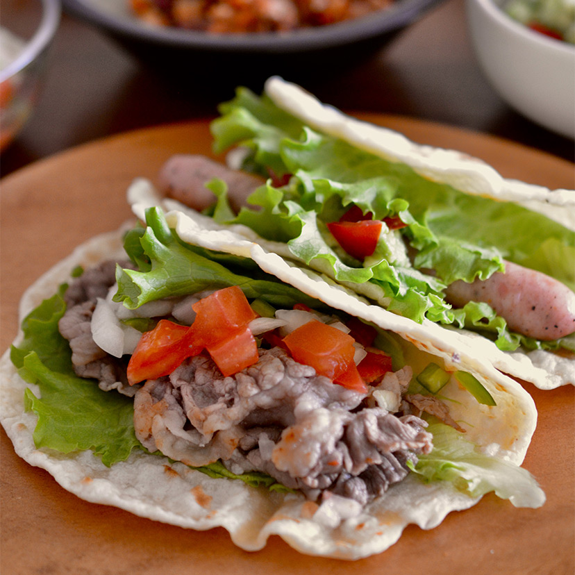 タコスかんたんレシピ桃屋