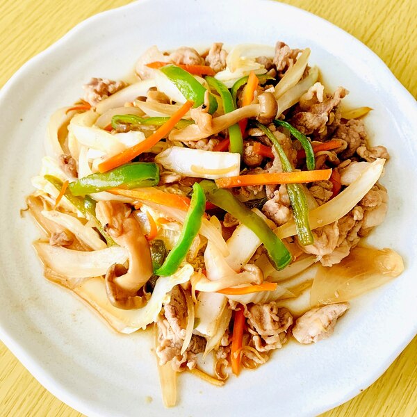 和風しゃきしゃき野菜炒め