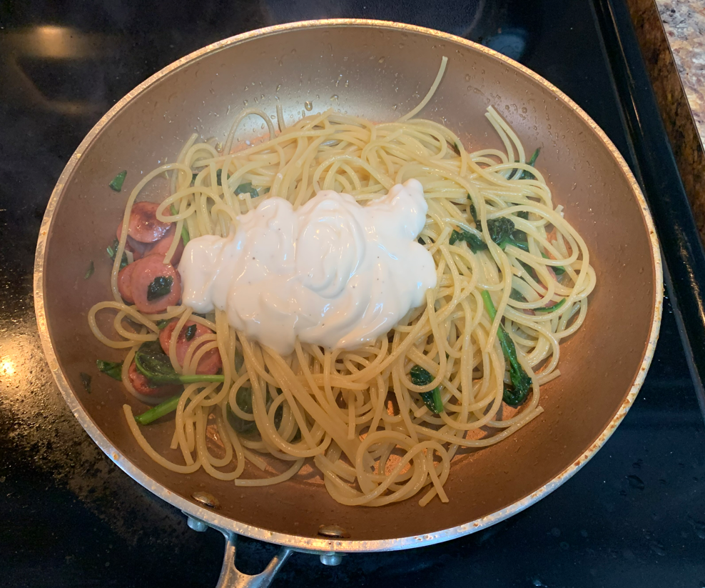 アルフレッドスパゲッティ feat.市販用アルフレッドソース