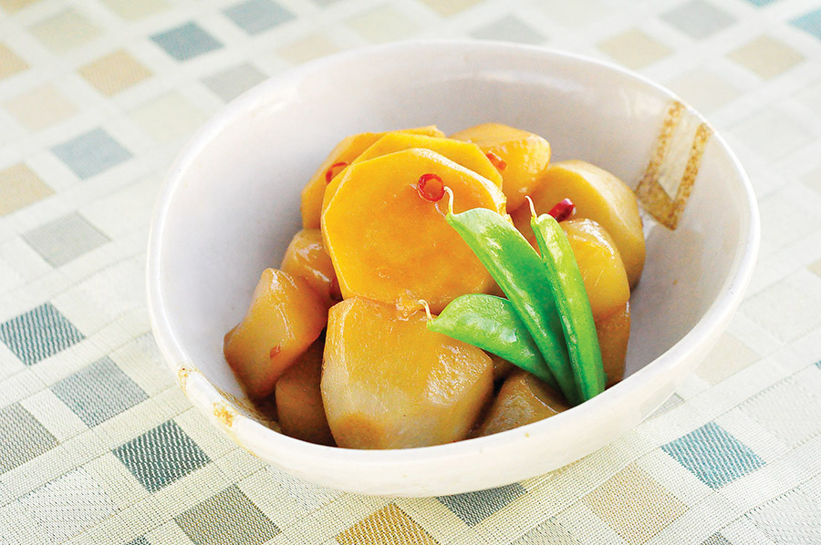 Norio on Wine and Food: Chinese flavored simmered Taro roots 中華風里芋の煮物