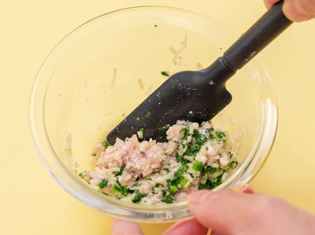 離乳食完了期 茗荷と豆腐のハンバーグ