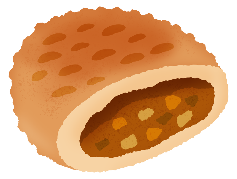 パンイラストのフリー素材イラストイメージ