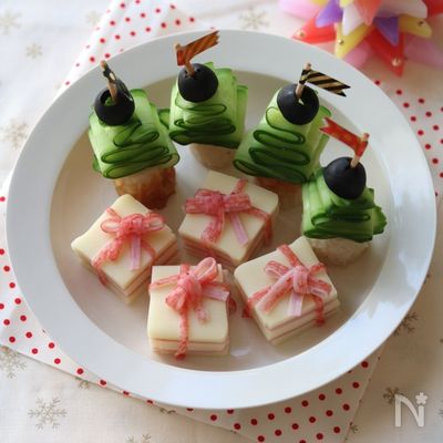 火を使わずに！簡単♡可愛い♡フィンガーフード！「クリームチーズの生ハム包み」