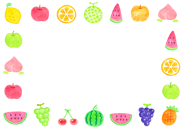 カゴに盛られた果物のイラスト商用OKの無料イラスト素材サイト ツカッテ