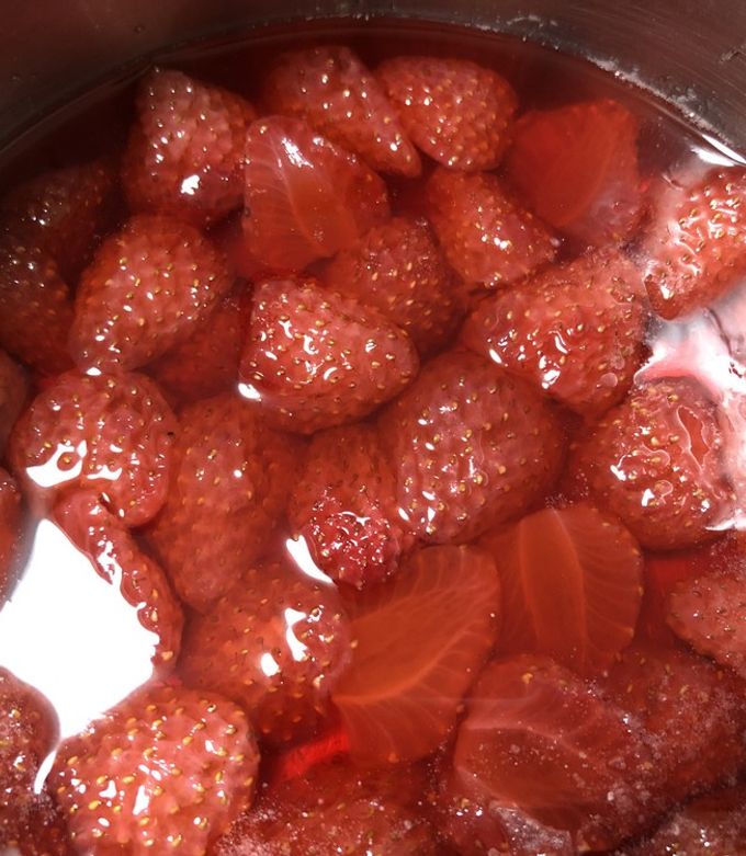 コンポート風いちごジャム