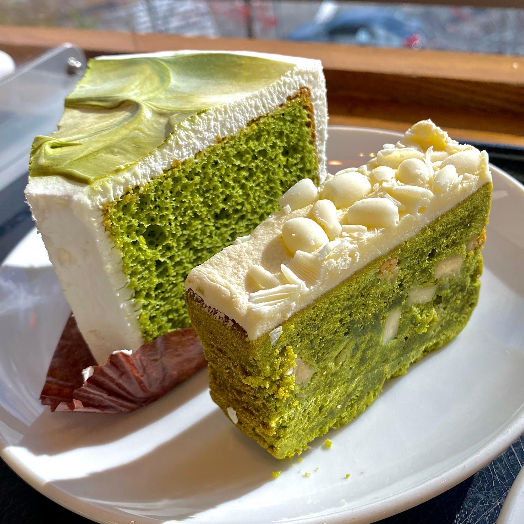 くるみとホワイトチョコの抹茶スコーン、スタバ風三角スコーンレシピFumiteaブログ~紅茶とお菓子