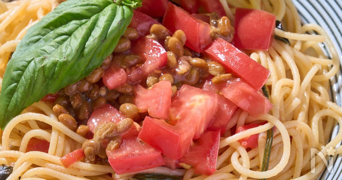 納豆・トマト・アボカドの和風スパゲティ by ブランディクックパッド簡単おいしいみんなのレシピが392万品