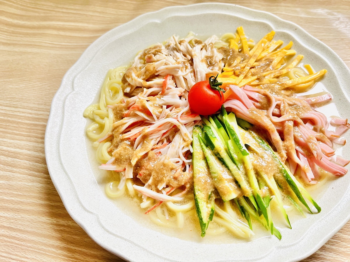 ソレダメ 豆乳ごまだれ冷やし中華の作り方、冷やし麺の名店「チャイニーズタパスハチ」の格上げレシピ 8月12日オーサムスタイル