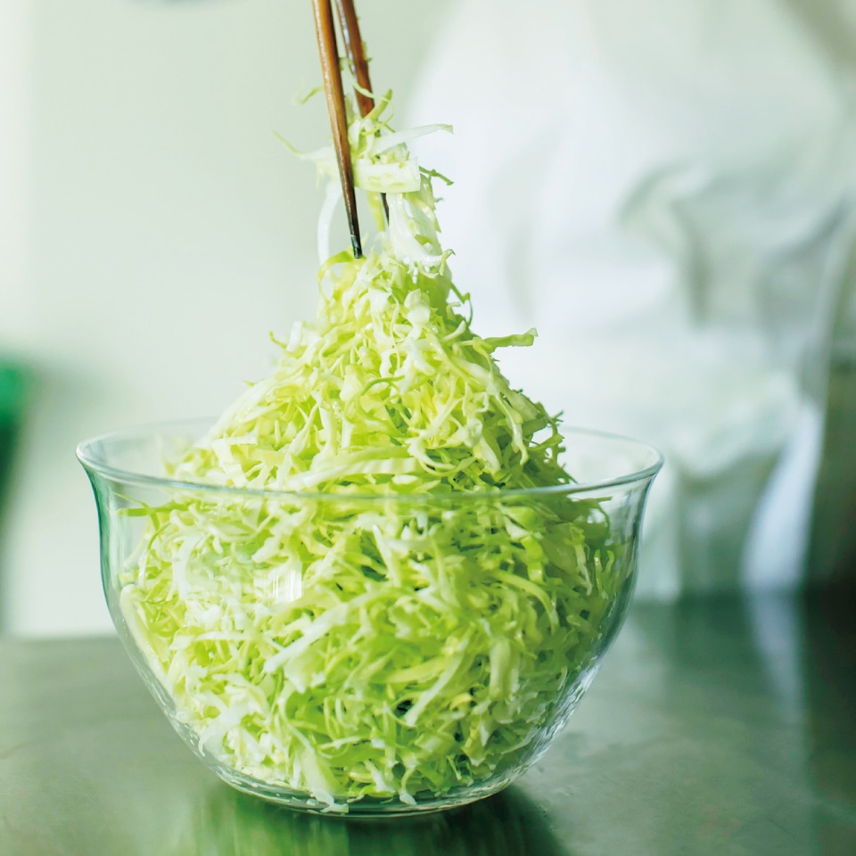 キャベツのナムル風サラダ