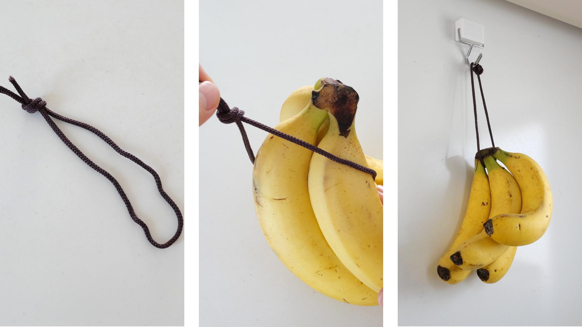 バナナの置き場所 - 曇り空から青空に