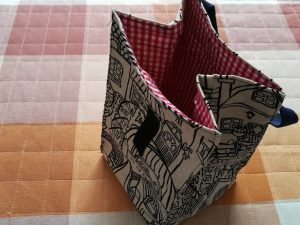 紙袋型のランチバッグ」の作り方お弁当袋 ぬくもり