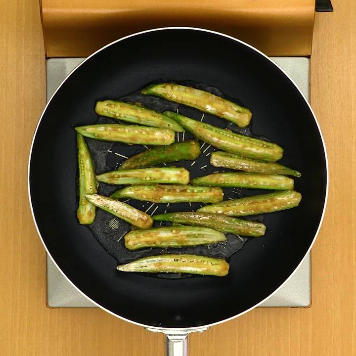 フライパンでオクラの味しみ焼きびたし by MEGO♪クックパッド簡単おいしいみんなのレシピが392万品